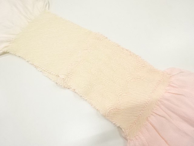 JAPANESE KIMONO / OBIAGE / SILK / SHIBORI